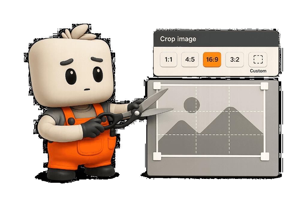 Bulk Image Crop workbench preview
